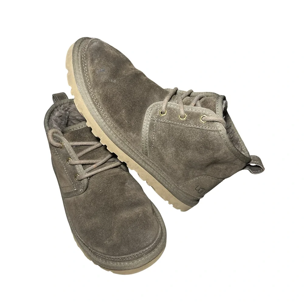 UGG Neumel Shoes Womens Size 7‎ Brown Suede Shearling Lined  Boots 1094269